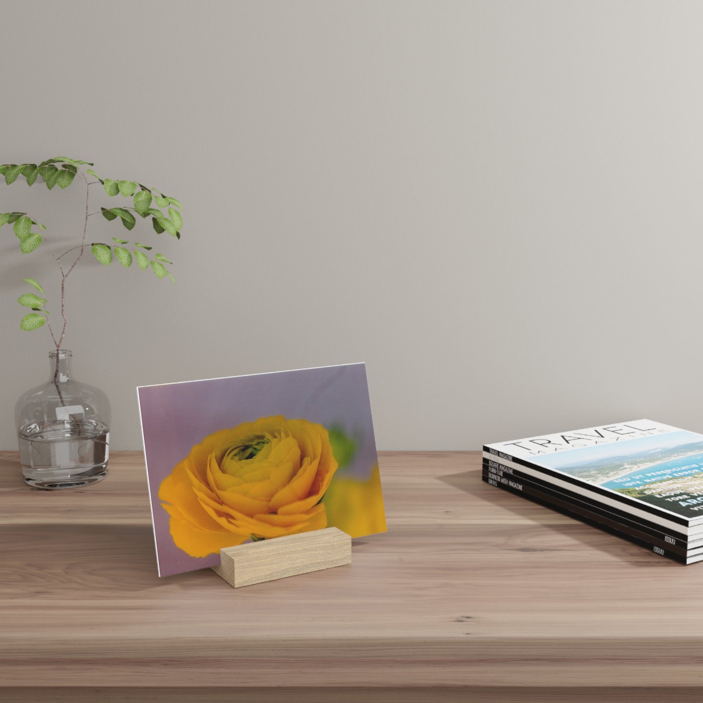 Floral Mini Gallery Board with Stand