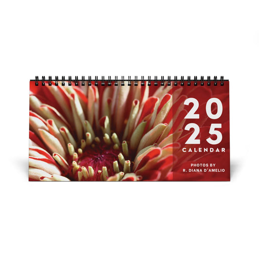 Floral Desktop Calendar (2025)